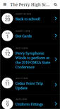 Mobile Screenshot of perryband.com